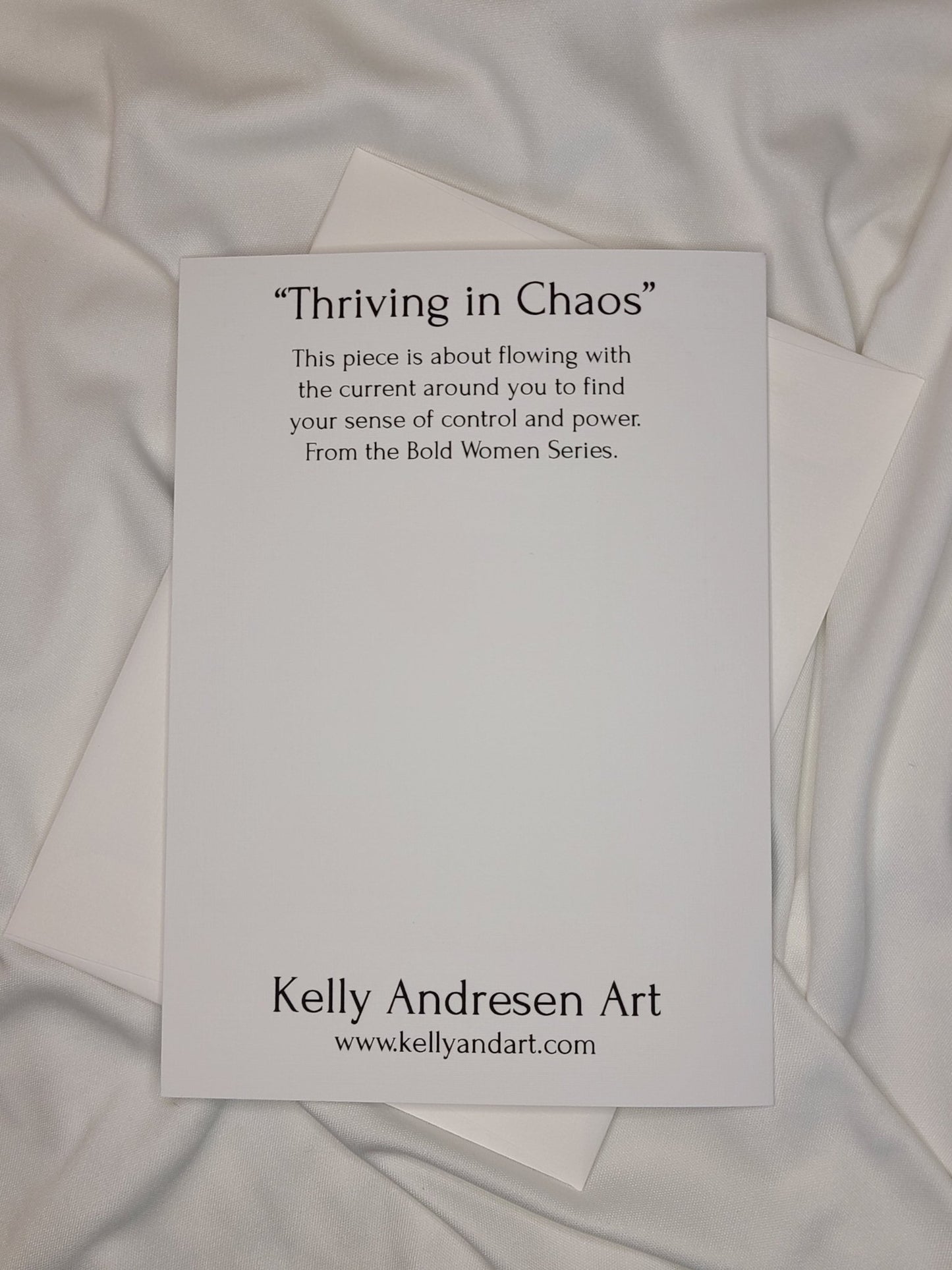 Thriving in Chaos Greeting Card - Kelly Andresen Art