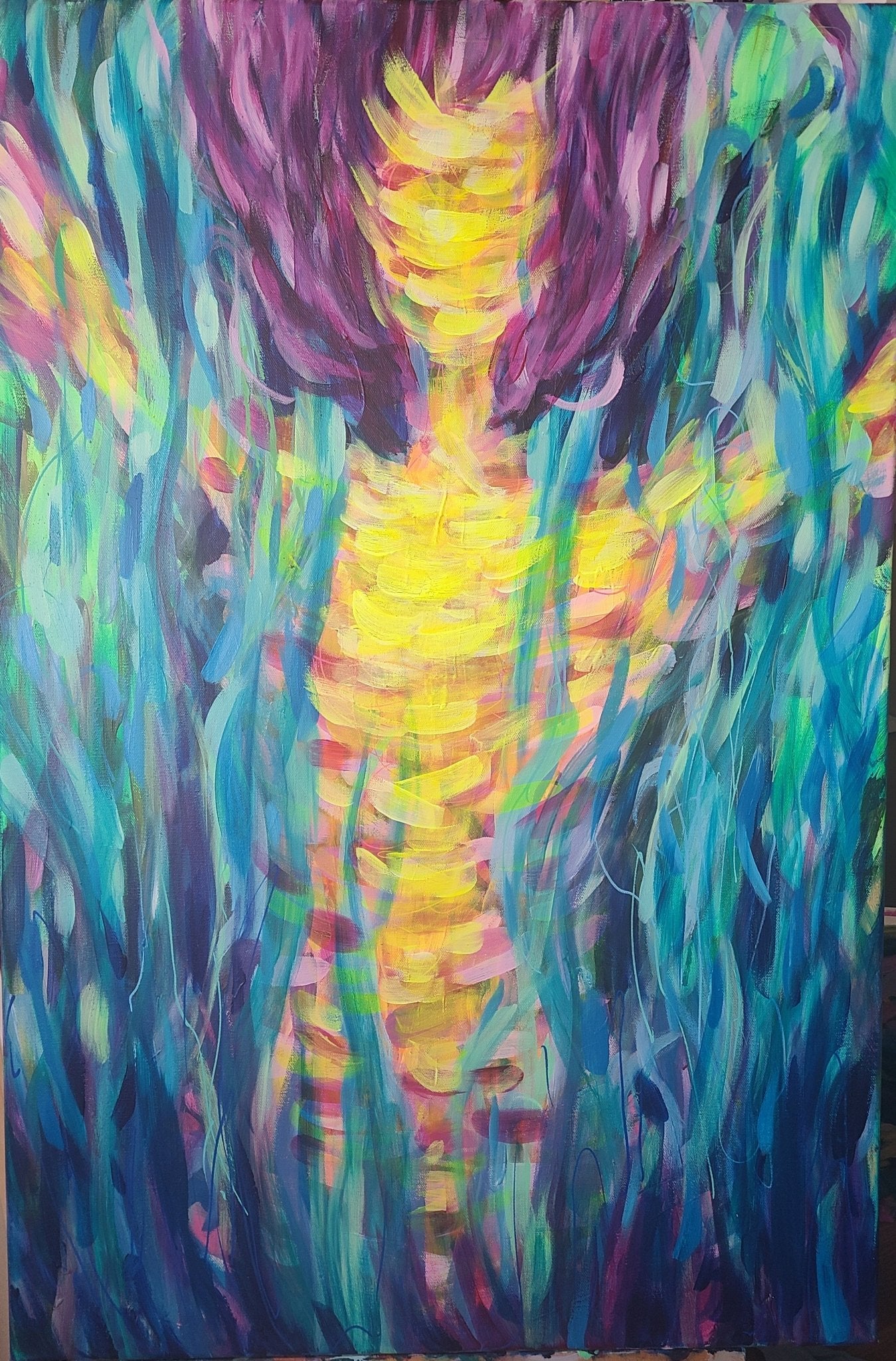 Uplifted- Gallery Wrapped Canvas Print 24x36 - Kelly Andresen Art