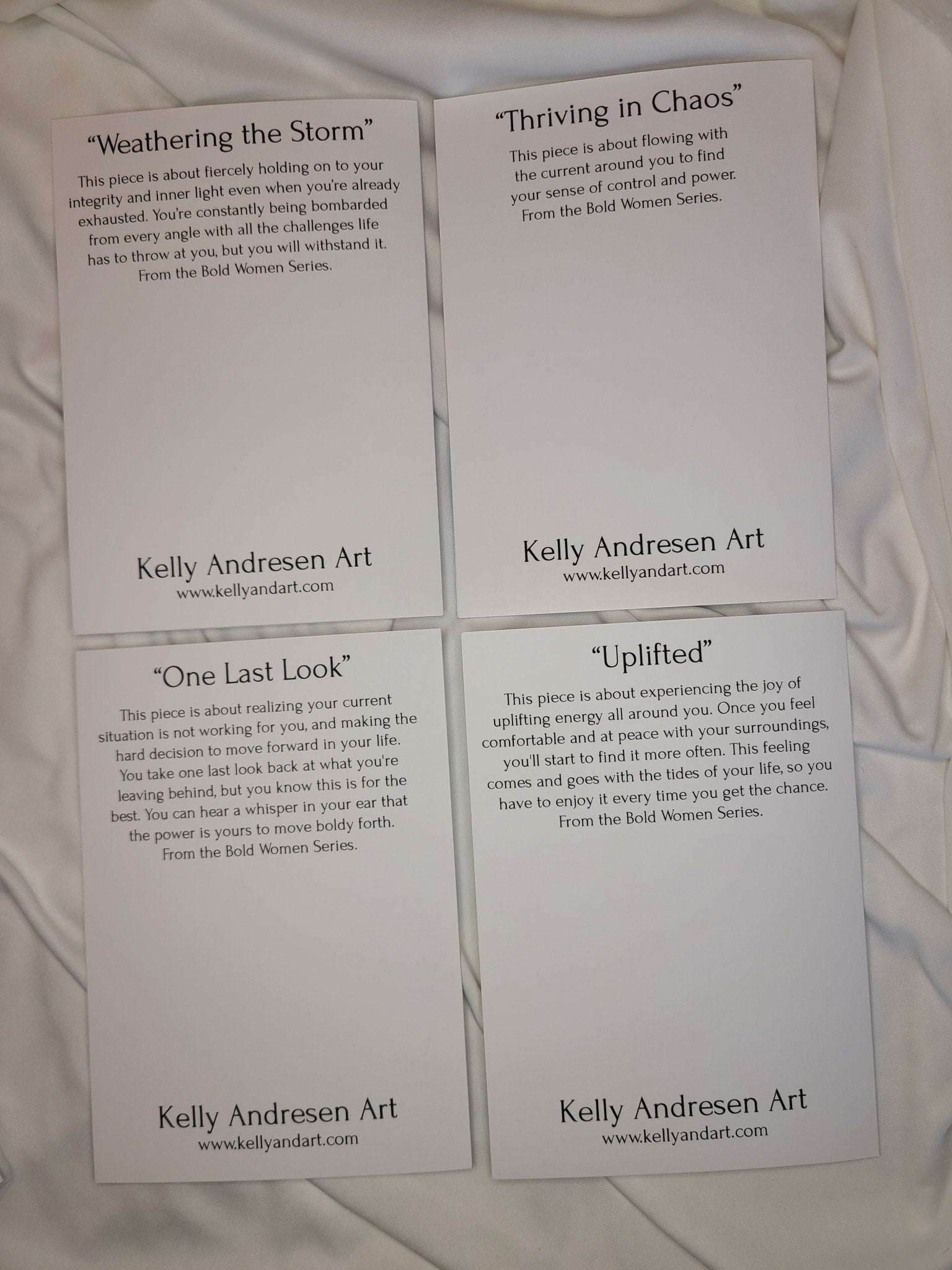 Bold Women Series Greeting Cards - 8 pc Value Pack - Kelly Andresen Art