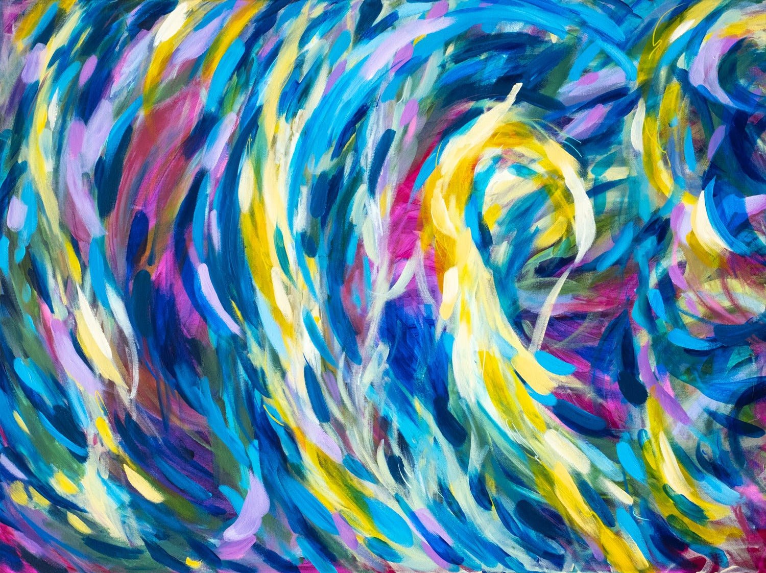 Mermaid's Cove Print on Gallery Wrapped Canvas 18" x 24" - Kelly Andresen Art