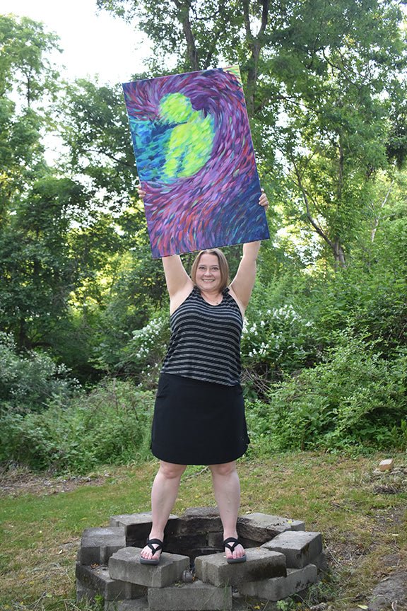 One Last Look - Original Painting 24x36 - Kelly Andresen Art