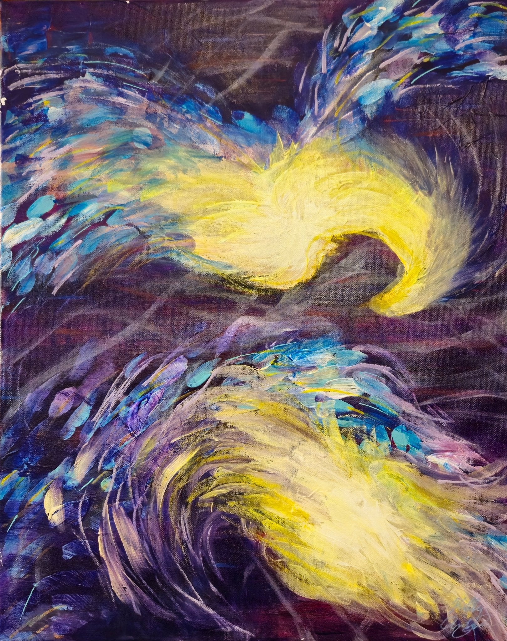 Reflection 16" x 20" Original Painting - Kelly Andresen Art