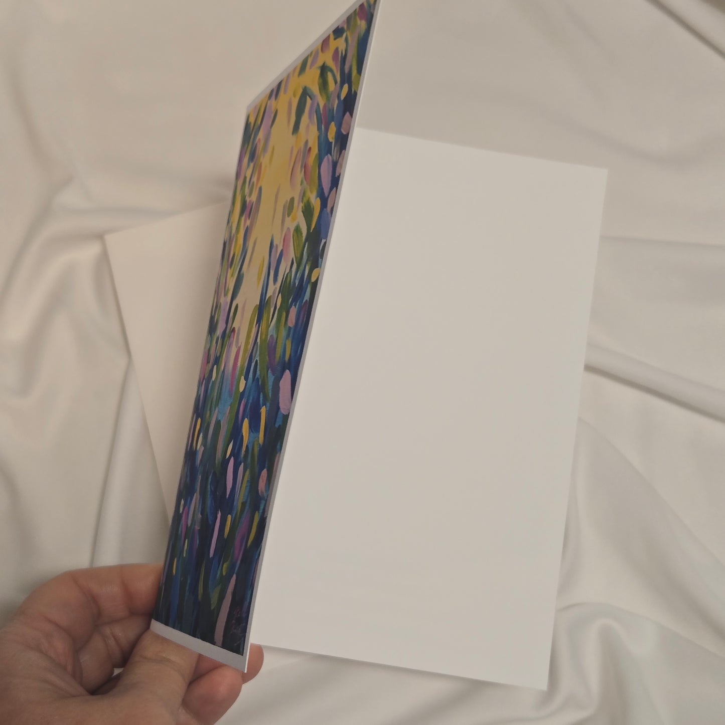 "Spring Symphony" Blank Inside Greeting Card