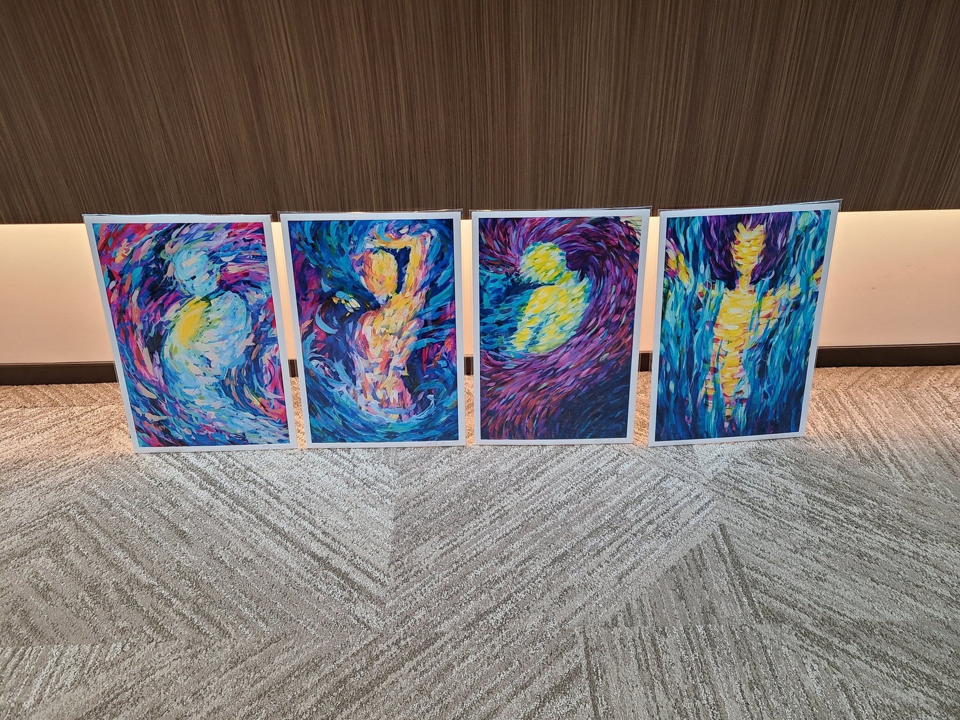 Set Of 4 Bold Women Prints 12" x 18" - Kelly Andresen Art