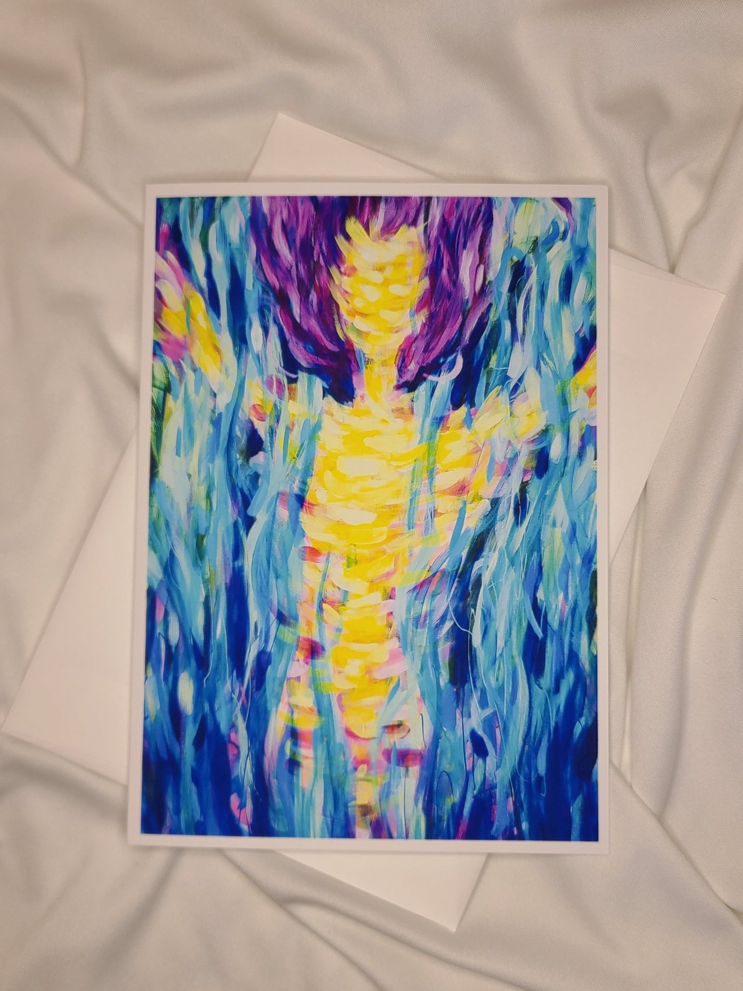 Uplifted Greeting Card - Kelly Andresen Art