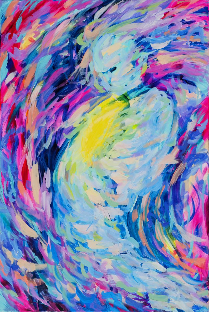 Weathering the Storm Original 24 x 36 - Kelly Andresen Art